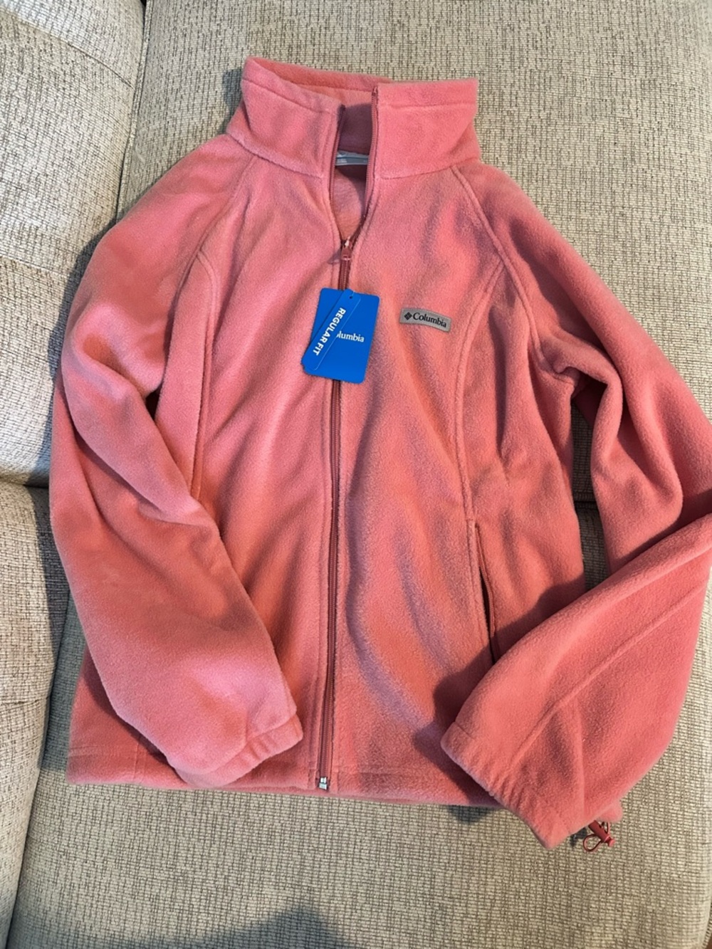 Columbia Rose Pink Fleece Zip Jacket